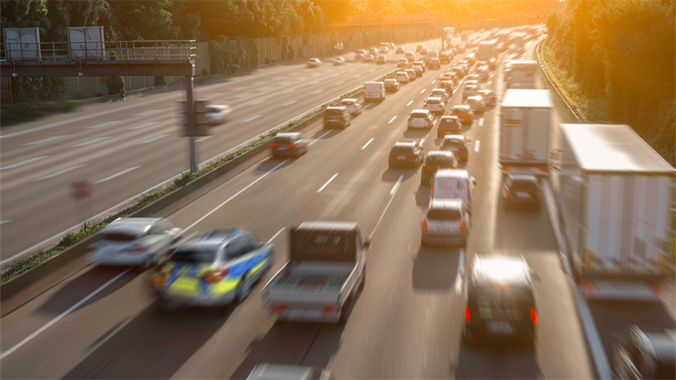 Rettungsgasse Polizei