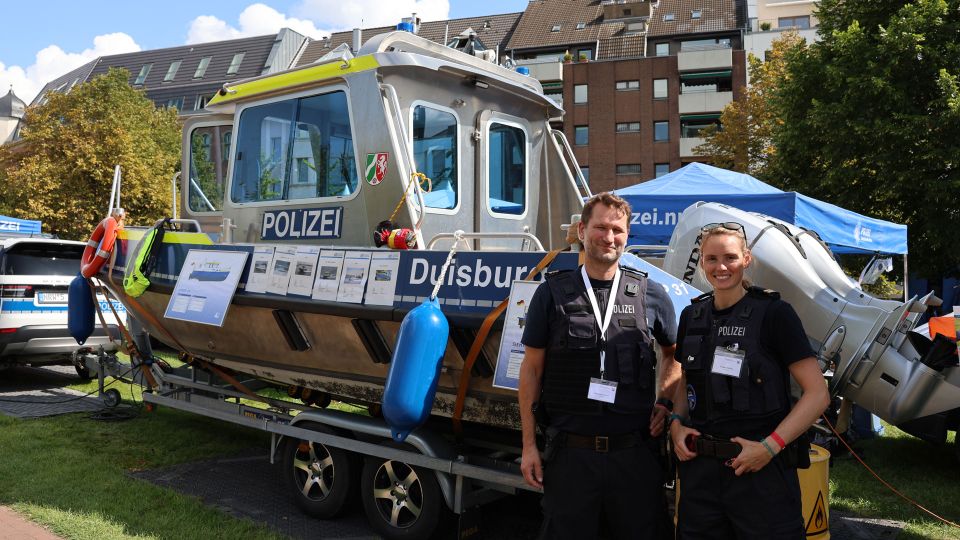 Das Boot der Wasserschutzpolizei